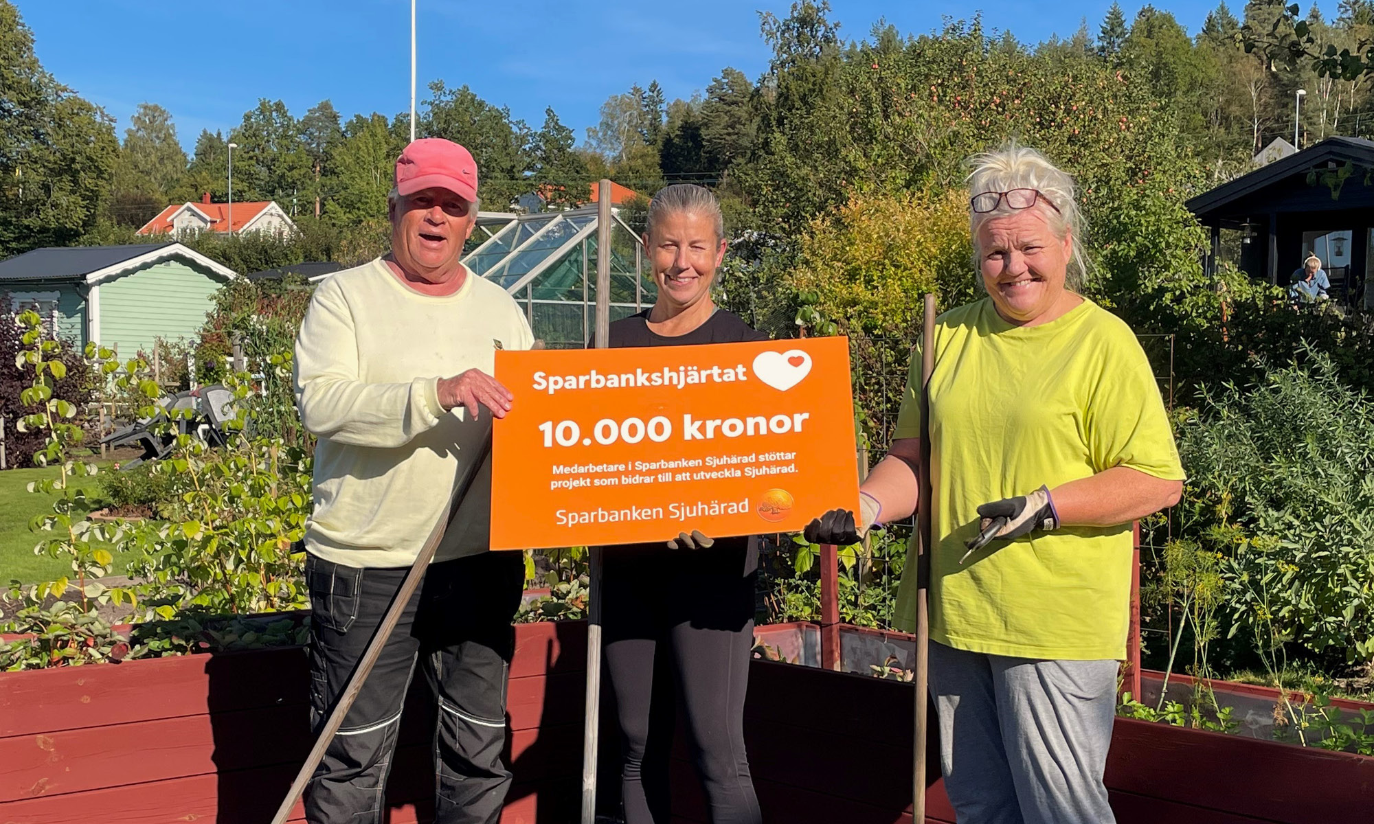 Sparbankshjärtat - Kolonilott Öresjö Ängar