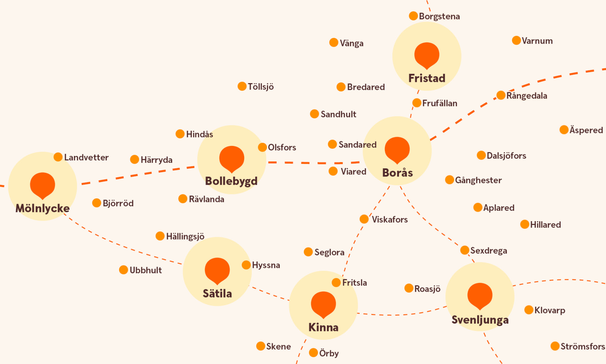Nya möjlighetskartan med våra kommuner